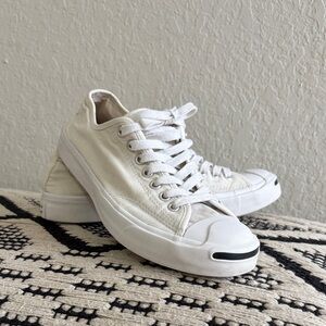 Converse Jack Purcell Off-White Canvas Sneakers